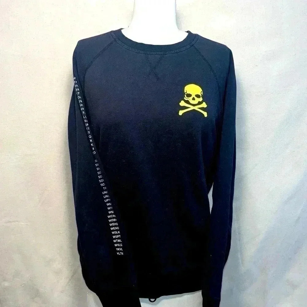 Soul Cycle | Raglan “Cities” Sweatshirt - Black / Sz S - Picture 2 of 8
